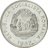 Romania, 25 Bani, 1982, MS(65-70), Aluminum, KM:94a