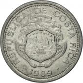 Costa Rica, 25 Centimos, 1989, MS(65-70), Aluminum, KM:188.3