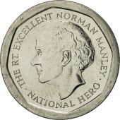 Jamaica, Elizabeth II, 5 Dollars, 1995, British Royal Mint, FDC, Nickel plated