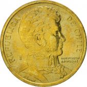 Chile, 10 Pesos, 2006, Santiago, MS(65-70), Aluminum-Bronze, KM:228.2