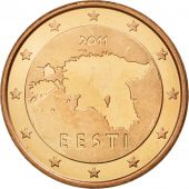 Estonia, 5 Euro Cent, 2011, FDC, Copper Plated Steel, KM:63