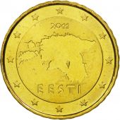 Estonia, 10 Euro Cent, 2011, MS(65-70), Brass, KM:64