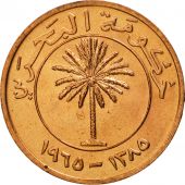 Bahrain, 10 Fils, 1965, SPL, Bronze, KM:3