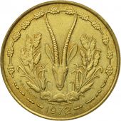 West African States, 25 Francs, 1972, Paris, SUP+, Aluminum-Bronze, KM:5