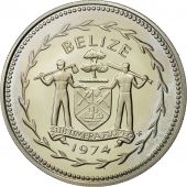 Belize, 50 Cents, 1974, Franklin Mint, BE SPL, Copper-nickel, KM:42