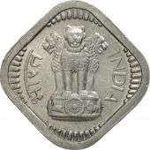 INDIA-REPUBLIC, 5 Paise, 1967, MS(63), Aluminum, KM:18.1
