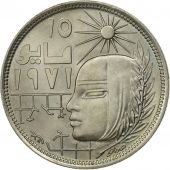 Egypt, 10 Piastres, 1977, MS(63), Copper-nickel, KM:470