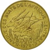 Central African States, 10 Francs, 1978, Paris, MS(63), Aluminum-Bronze, KM:9