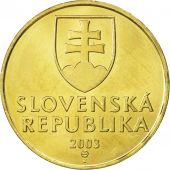 Slovakia, 10 Koruna, 2003, MS(63), Aluminum-Bronze, KM:11