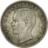 German States, BAVARIA, Otto, 2 Mark, 1904, Munich, VF(30-35), Silver, KM:913