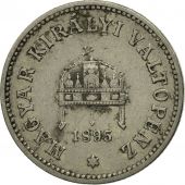 Hongrie, Franz Joseph I, 10 Filler, 1895, Kormoczbanya, SUP+, Nickel, KM:482