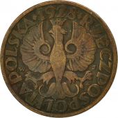 Poland, 5 Groszy, 1928, Warsaw, EF(40-45), Bronze, KM:10a