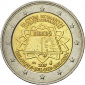 Belgique, 2 Euro, Trait de Rome 50 ans, 2007, SPL, Bi-Metallic
