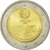 Portugal, 2 Euro, 60 anos da declaracao universal, 2008, SPL, Bi-Metallic