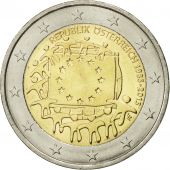 Austria, 2 Euro, Drapeau europen, 2015, MS(63), Bi-Metallic
