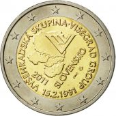 Slovaquie, 2 Euro, Vysehradska Skupina, 2011, SPL, Bi-Metallic, KM:114