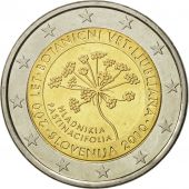 Slovnie, 2 Euro, Ljubljana, 2010, SPL, Bi-Metallic, KM:94