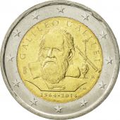 Italie, 2 Euro, Galileo Galilei, 2014, SPL, Bi-Metallic