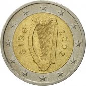 IRELAND REPUBLIC, 2 Euro, 2002, EF(40-45), Bi-Metallic, KM:39