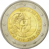 Portugal, 2 Euro, Republica Portuguesa, 2010, SPL, Bi-Metallic, KM:796