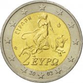 Grce, 2 Euro, 2002, SPL, Bi-Metallic, KM:188