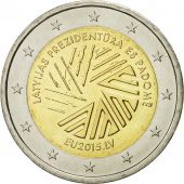 Latvia, 2 Euro, Prsidence de lUE, 2015, SPL, Bi-Metallic