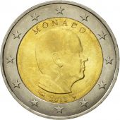 Monaco, 2 Euro, Prince Albert II, 2011, MS(63), Bi-Metallic, KM:195