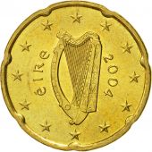 IRELAND REPUBLIC, 20 Euro Cent, 2004, TTB+, Laiton, KM:36