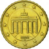 Rpublique fdrale allemande, 10 Euro Cent, 2002, TTB, Laiton, KM:210