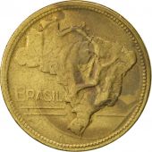 Brazil, 2 Cruzeiros, 1945, AU(50-53), Aluminum-Bronze, KM:559
