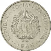 Roumanie, 3 Lei, 1966, SUP+, Nickel Clad Steel, KM:96