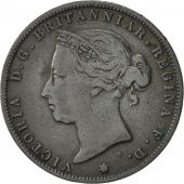 Jersey, Victoria, 1/24 Shilling, 1877, AU(50-53), Bronze, KM:7