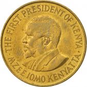 Kenya, 5 Cents, 1971, AU(50-53), Nickel-brass, KM:10