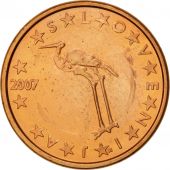 Slovnie, Euro Cent, 2007, SUP+, Copper Plated Steel, KM:68