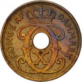 Danemark, Christian X, 2 re, 1939, Copenhagen, TTB, Bronze, KM:827.2