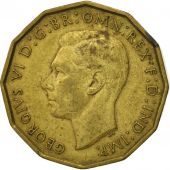 Great Britain, George VI, 3 Pence, 1941, EF(40-45), Nickel-brass, KM:849