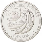 Canada, Elizabeth II, 25 Cents, 2000, Ingniosit, Ottawa, BE, KM 380a