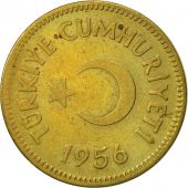 Turkey, 25 Kurus, 1956, EF(40-45), Brass, KM:886