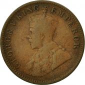 INDIA-BRITISH, George V, 1/4 Anna, 1913, VG(8-10), Bronze, KM:512