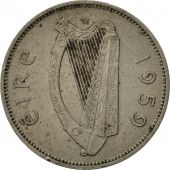 IRELAND REPUBLIC, 6 Pence, 1959, EF(40-45), Copper-nickel, KM:13a