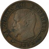 France, Napoleon III, Napolon III, Centime, 1853, Rouen, TB+, Bronze