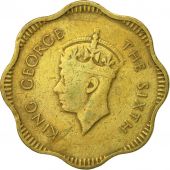 Ceylon, George VI, 10 Cents, 1951, EF(40-45), Nickel-brass, KM:121