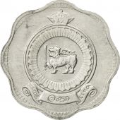 Ceylon, Elizabeth II, 2 Cents, 1971, AU(55-58), Aluminum, KM:128