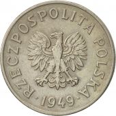 Poland, 20 Groszy, 1949, Kremnica, EF(40-45), Copper-nickel, KM:43
