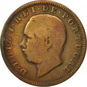 Portugal, Luiz I, 20 Reis, 1883, B+, Bronze, KM:527