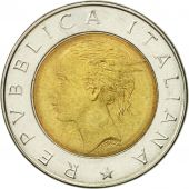 Italy, 500 Lire, 1993, Rome, EF(40-45), Bi-Metallic, KM:160