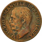Italy, Vittorio Emanuele III, 5 Centesimi, 1925, Rome, VF(20-25), Bronze, KM:59