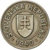 Slovaquie, Koruna, 1940, TTB, Copper-nickel, KM:6