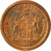 South Africa, 5 Cents, 1993, EF(40-45), Copper Plated Steel, KM:134