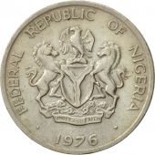 Nigeria, Elizabeth II, 10 Kobo, 1976, EF(40-45), Copper-nickel, KM:10.1